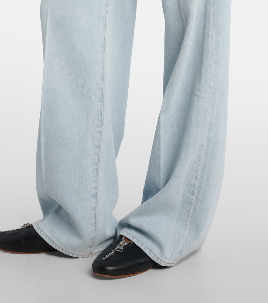 Petra high-rise wide-leg jeans