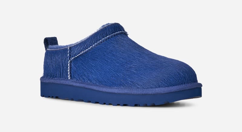® Women's Classic Micro Calf Hair Sheepskin Classic Boots in High-Voltage Blue