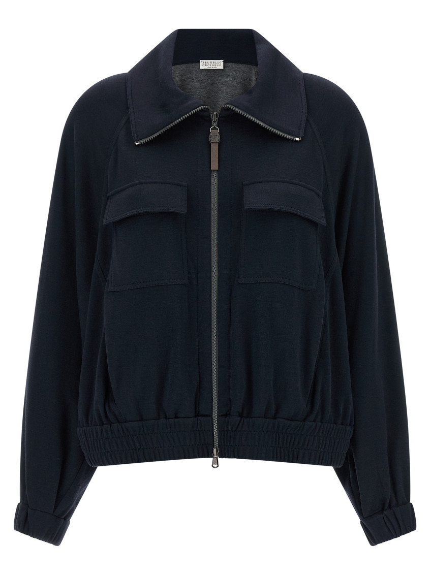 Cotton And Silk Sweatshirt