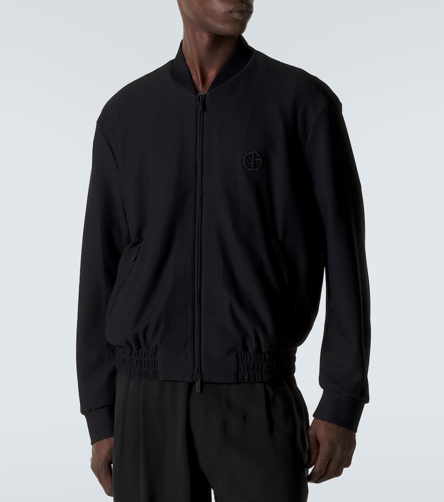 Logo blouson jacket