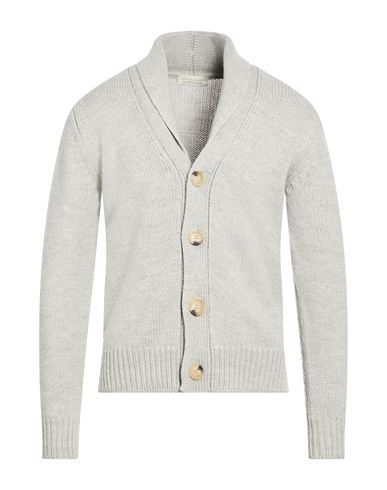 Man Cardigan Light grey Size 38 Merino Wool