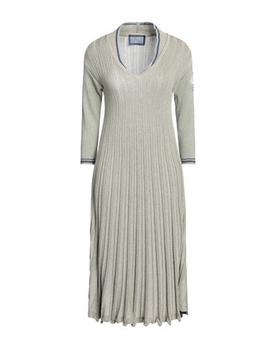 Woman Midi dress Khaki Size 6 Viscose, Polyamide, Polyester