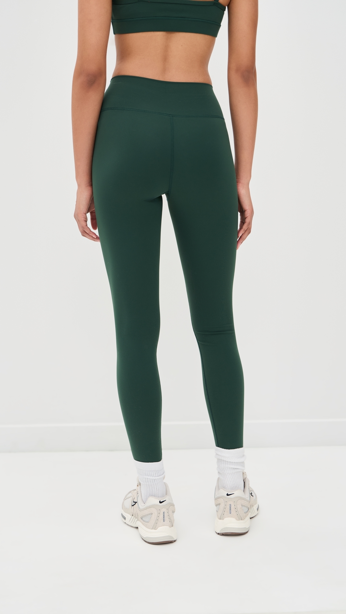 Serif Logo Leggings Forest