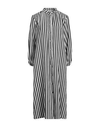 Woman Midi dress Black Size 10 Viscose