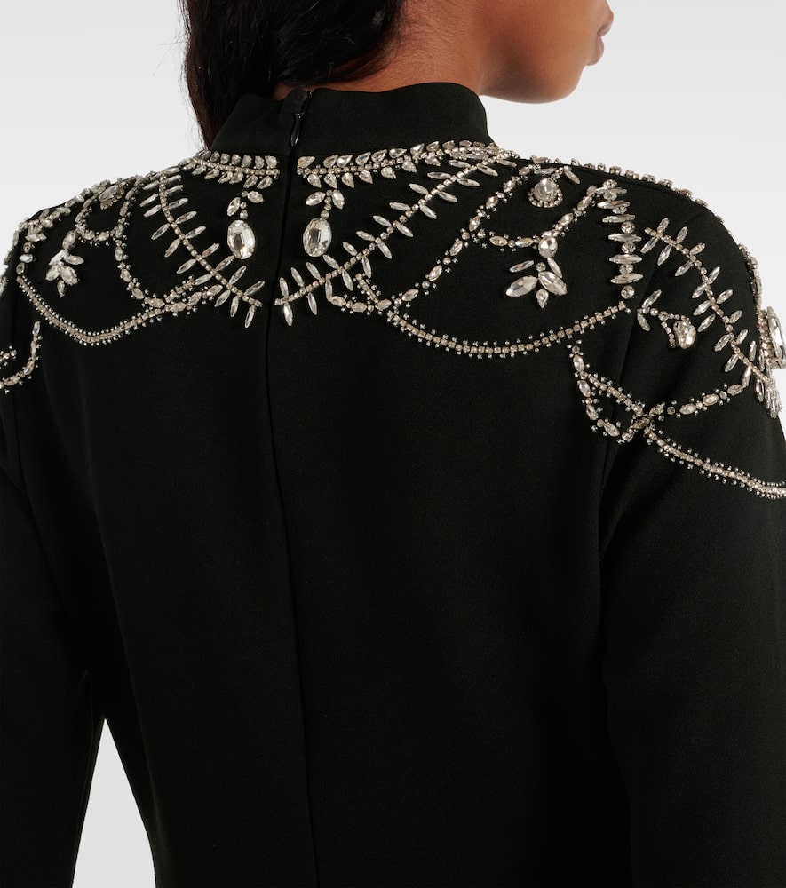 Odetta embellished midi dress