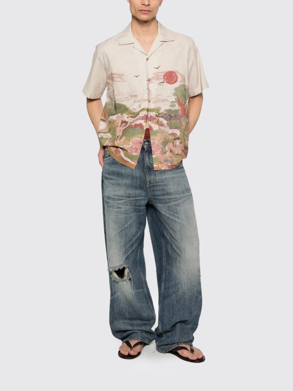 Shirt Men color Multicolor