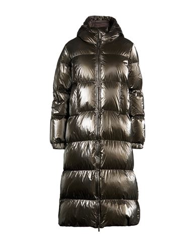 Woman Puffer Gunmetal Size S Polyamide