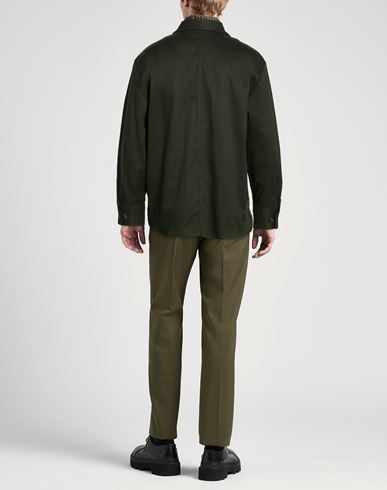 Man Jacket Dark green Size 44 Lyocell, Cotton, Elastane