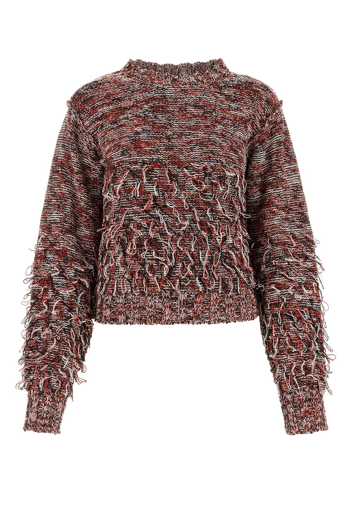 DURAZZI Embroidered cotton blend sweater