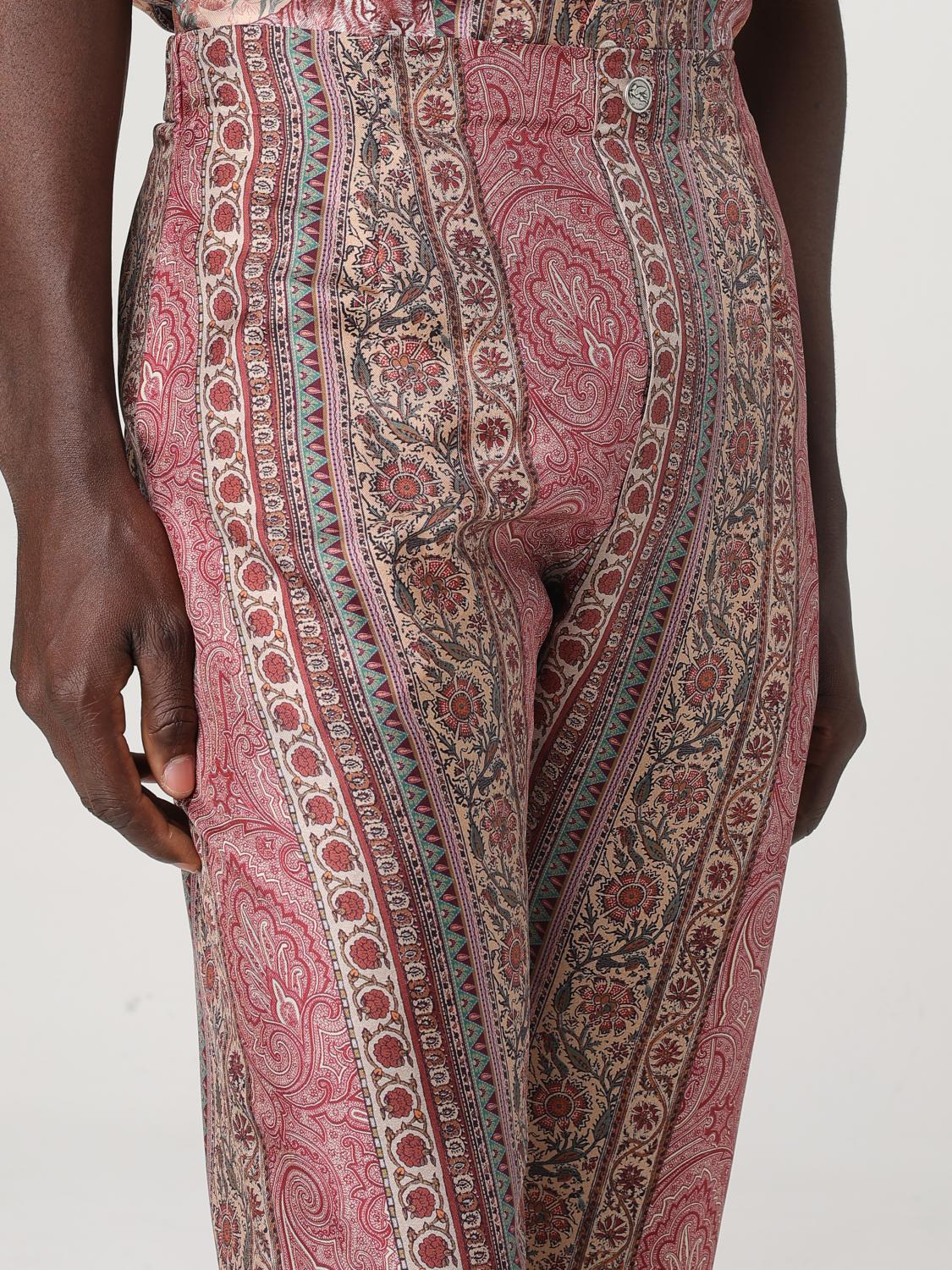Paisley-print trousers - Pink