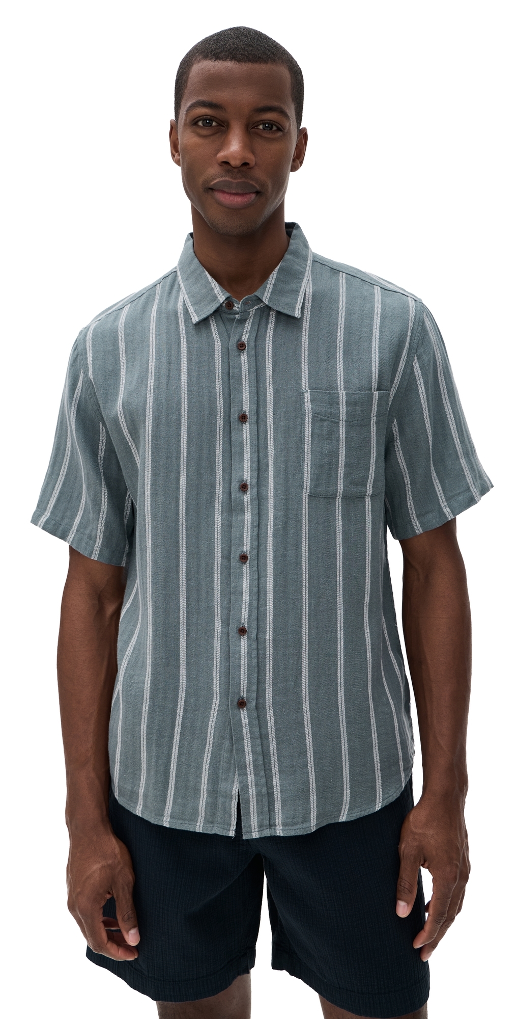Alan Shirt Tempest Blue