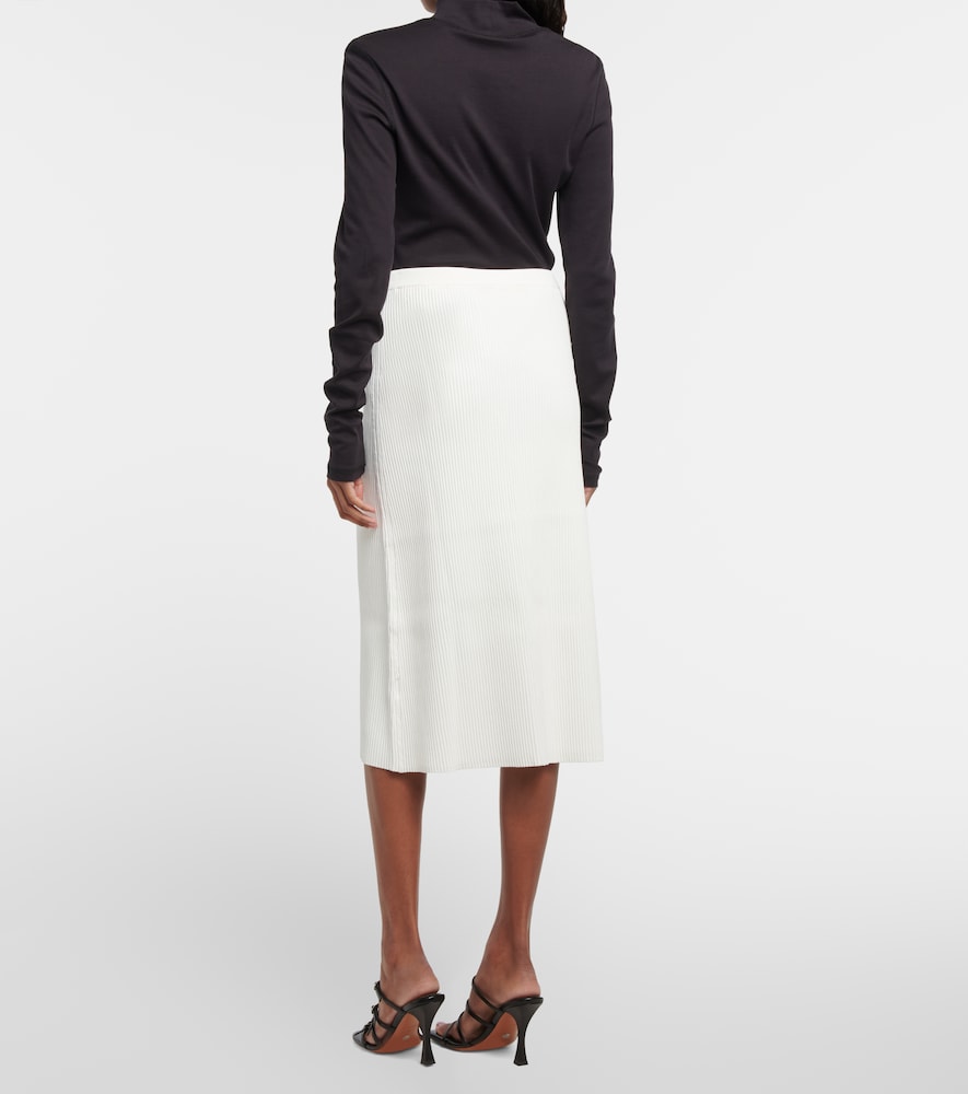Proenza Schouler Rib-knit high-rise midi skirt