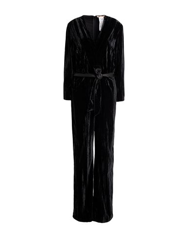 Woman Jumpsuit Black Size 10 Polyester, Elastane