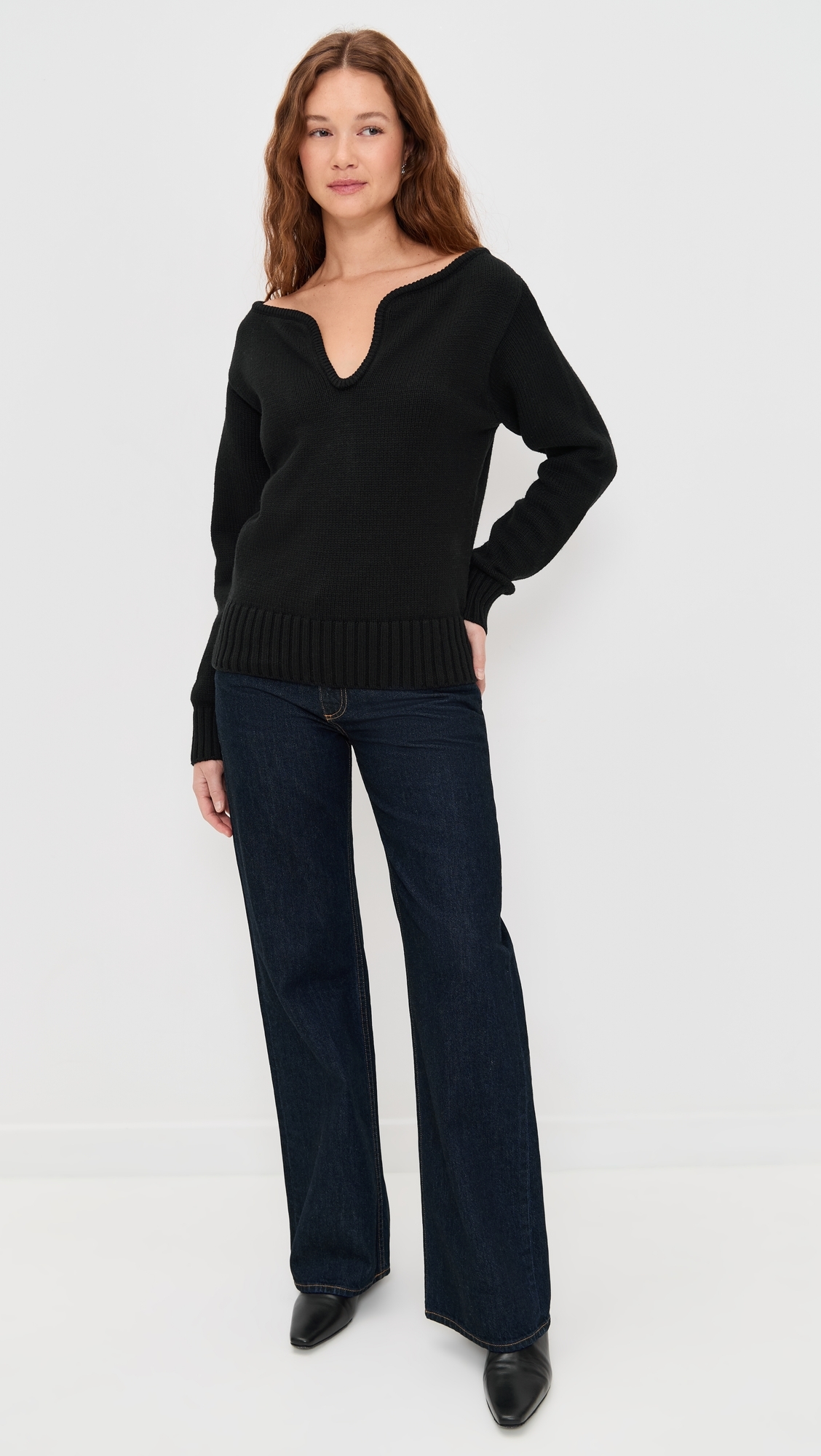 Dominique Knited Sweater Black