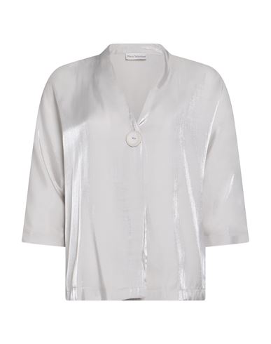 Woman Jacket Light grey Size 10 Viscose, Polyester