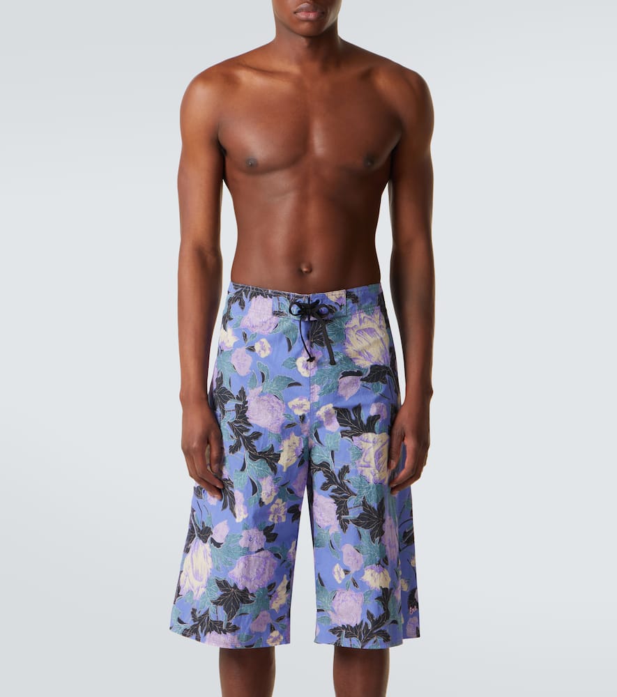 Floral swim shorts