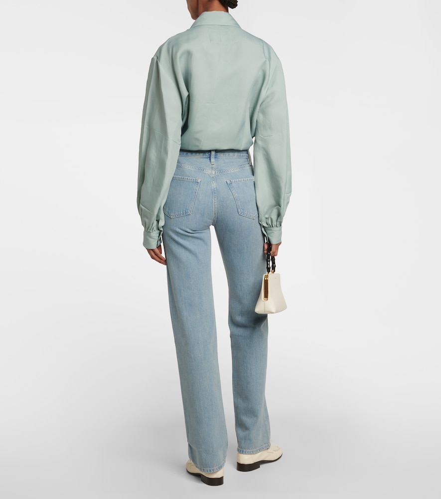 Le Jane high-rise straight-leg jeans