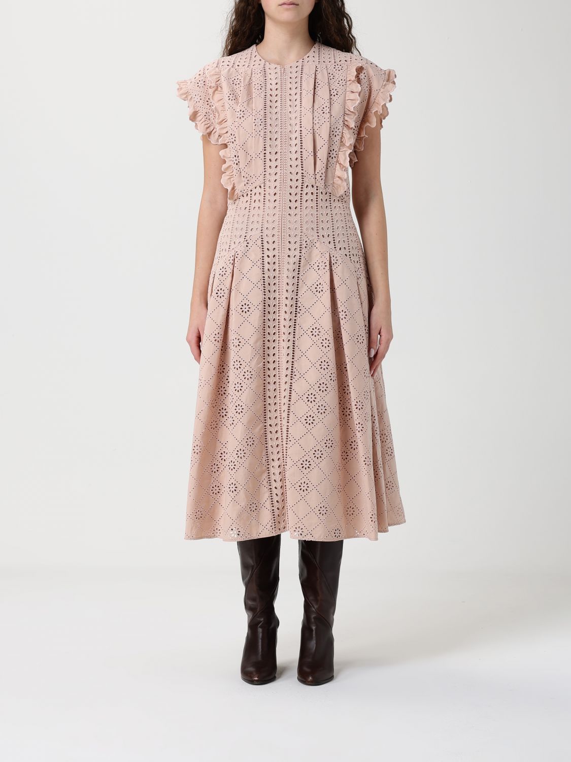 Dress Woman color Beige