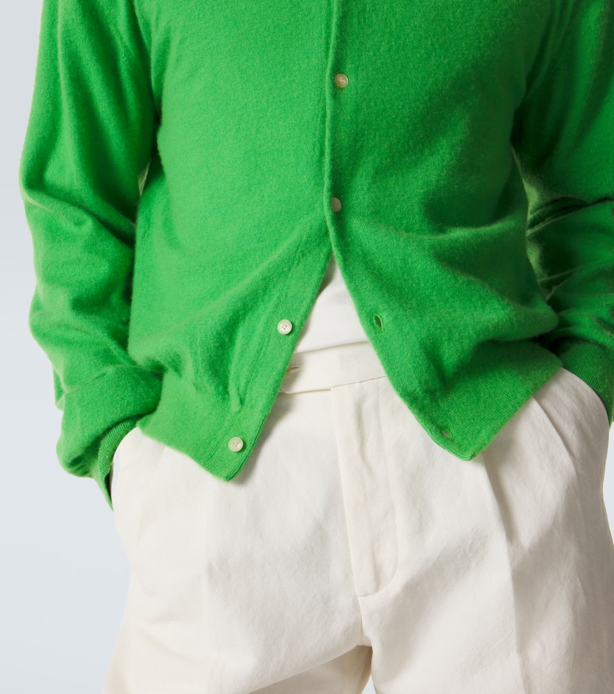 Cashmere and cotton cardigan