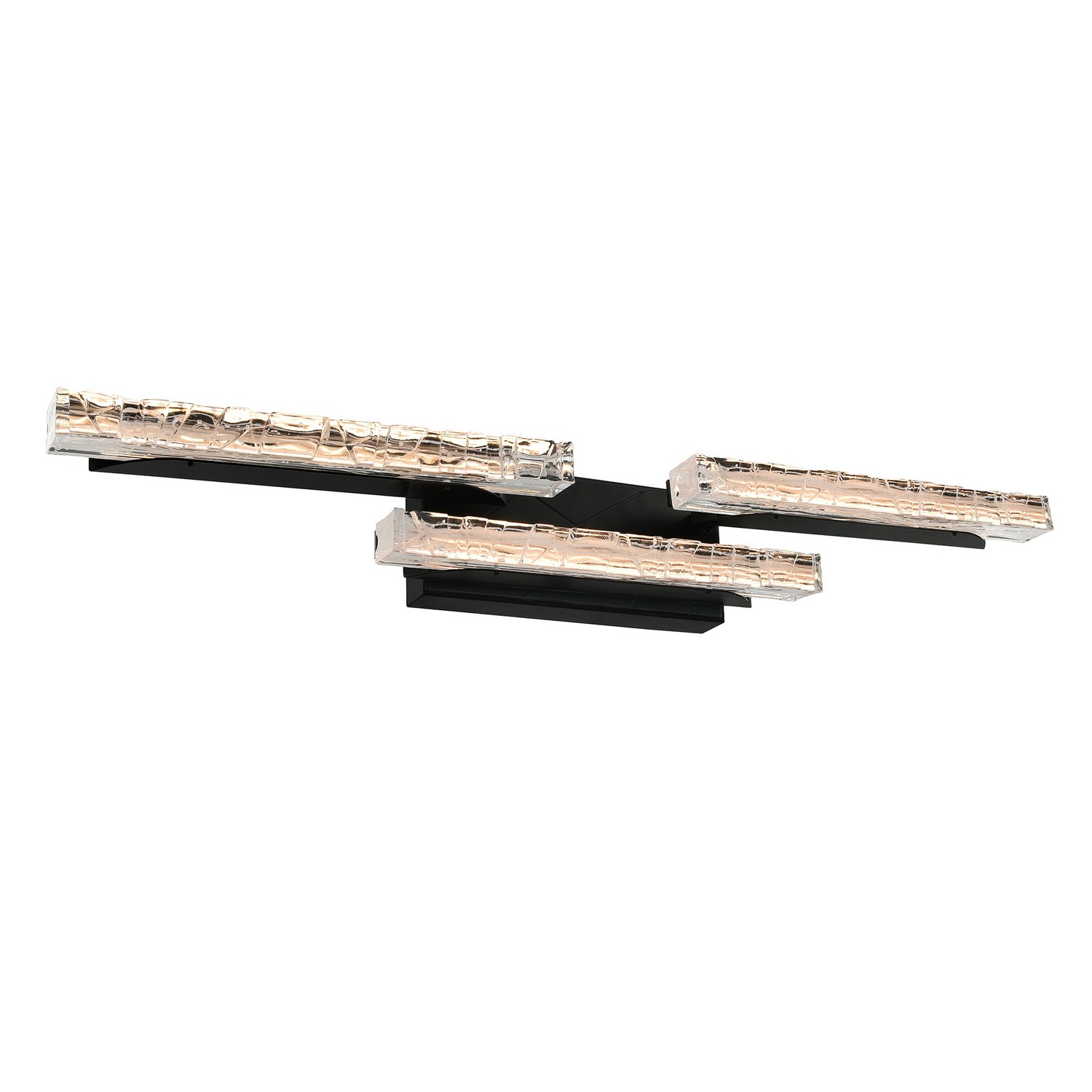 Black LED Bathroom Bathroom Vanity Lightroom Bathroom Vanity Light from the Valira Collection