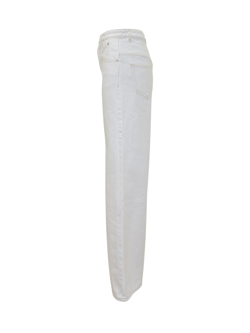 White Relaxed High Rise Jeans
