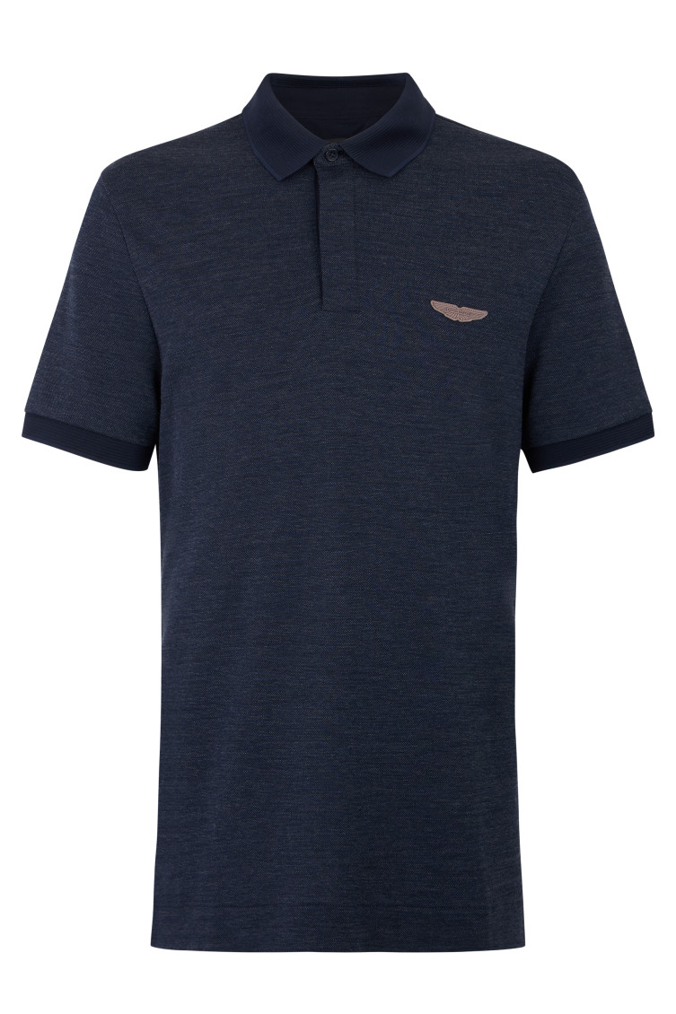 Blue Short Sleeve Polo