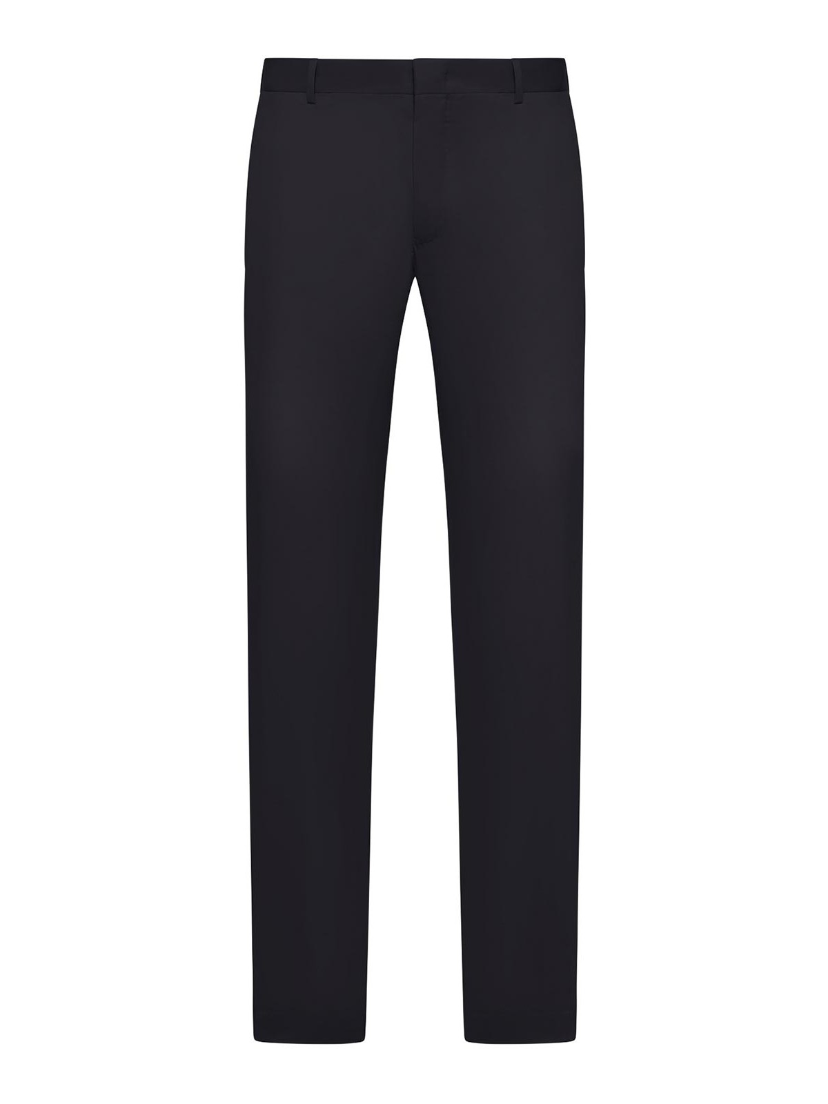 Tailored Cotton Blend Trousers