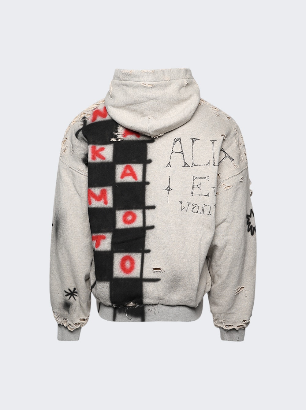 Get What I Want Zip Up Hoodie Heather Grey