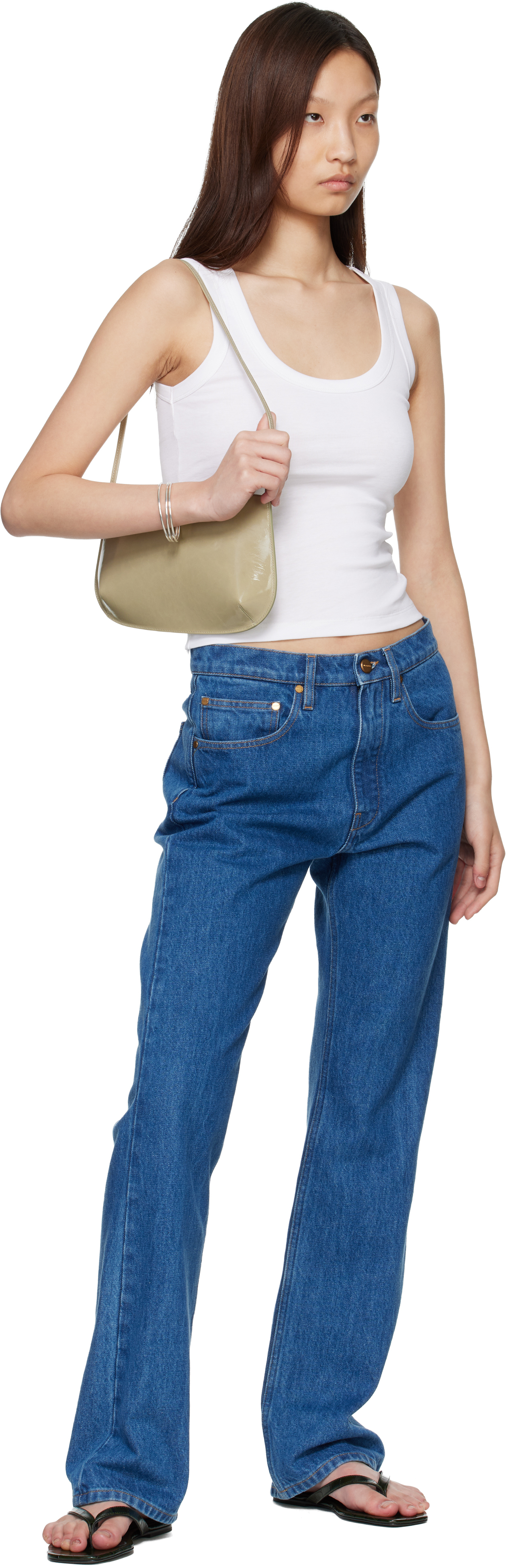 White Hillie Tank Top