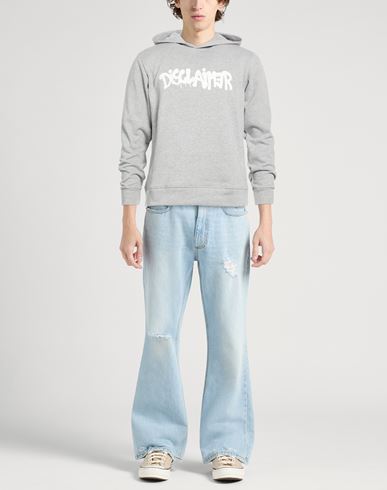 Man Sweatshirt Grey Size L Cotton
