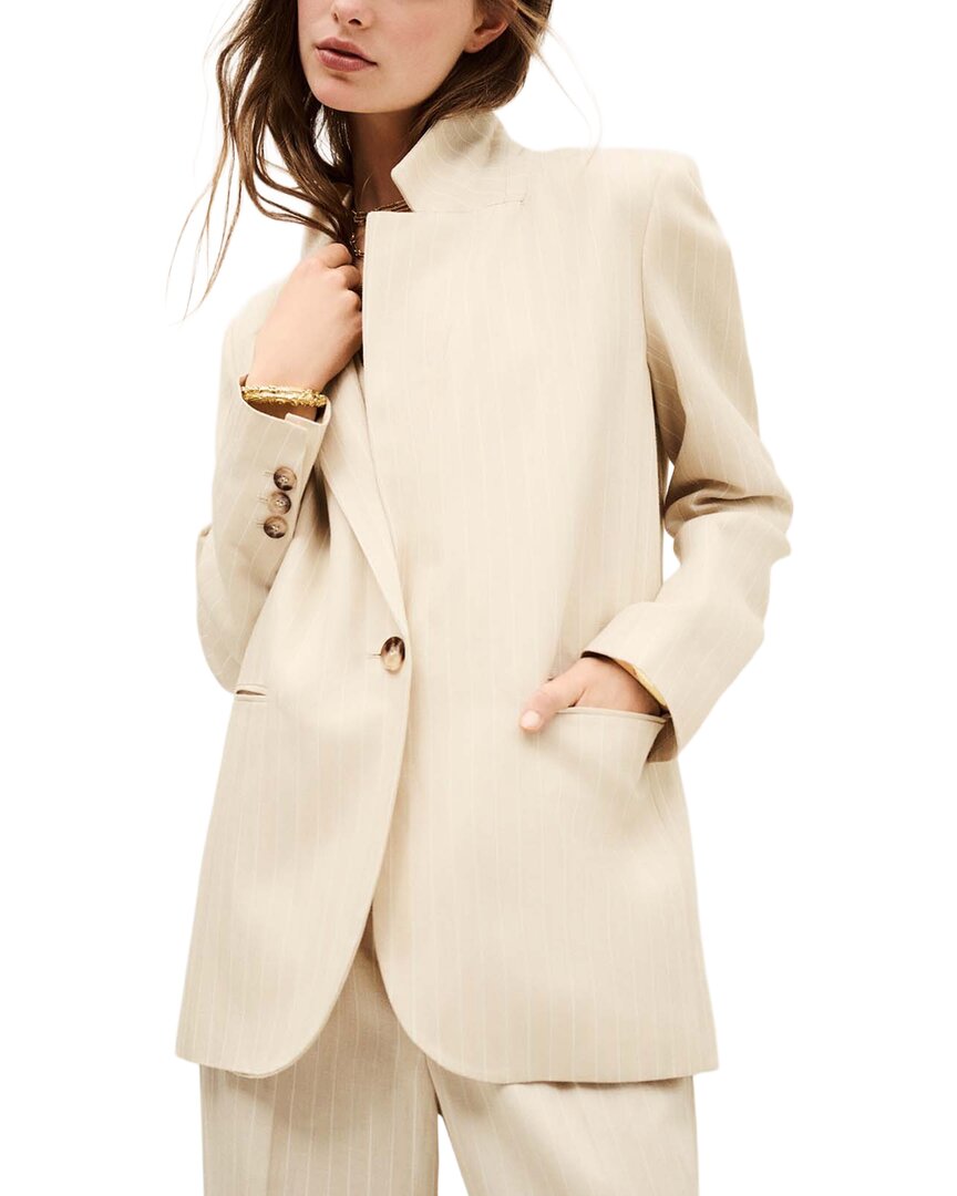 Poy Linen-Blend Blazer