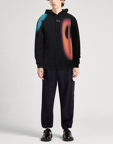 * Man Sweatshirt Black Size L Cotton