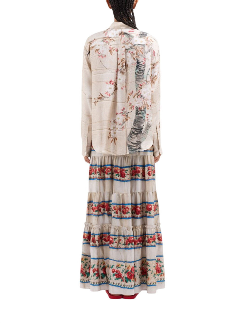 Printed Silk Shirt