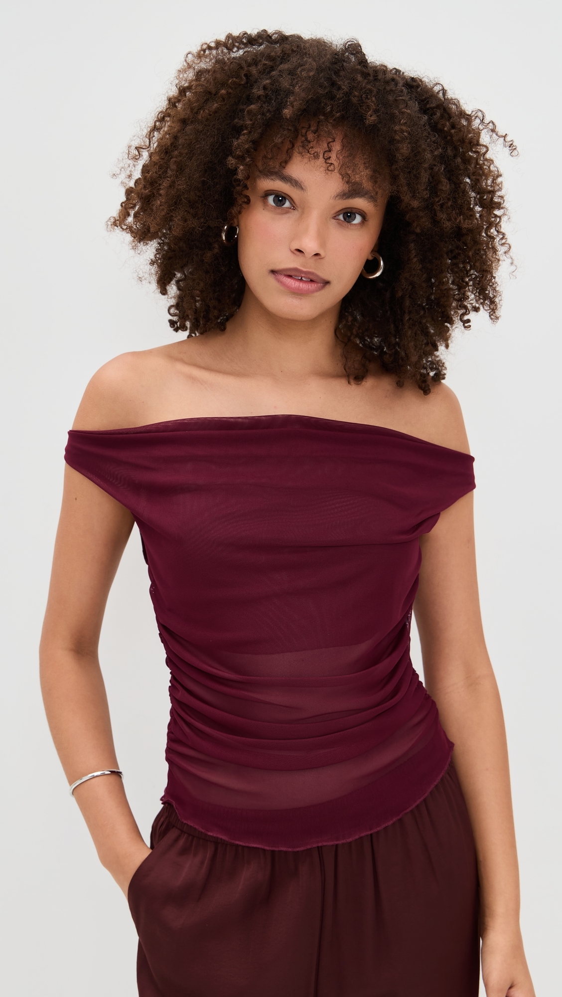 Amalie Top Burgundy