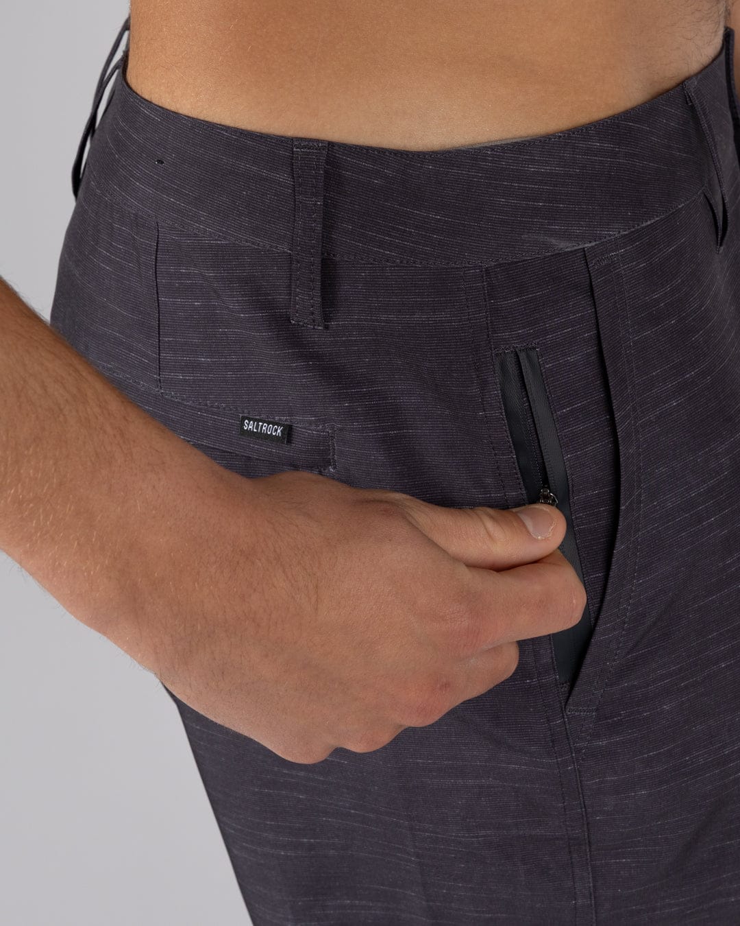 Saltrock Amphibian 2 Mens Hybrid Shorts in Dark Grey - : W