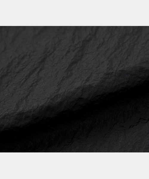 Shell Wind Piping Windbreaker Jacket Black
