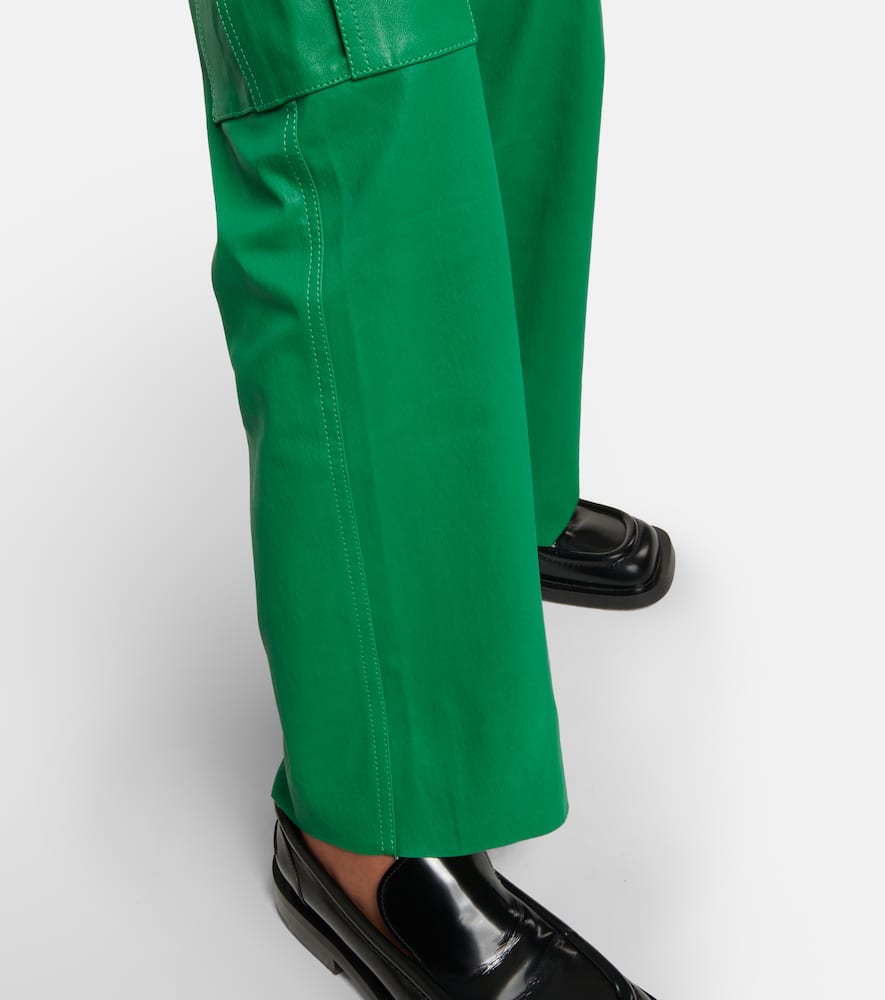 Axel leather cargo pants