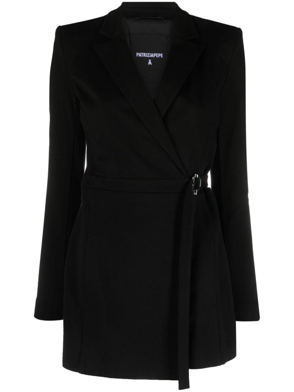 Essencial asymmetrical-hem jumpsuit - Black