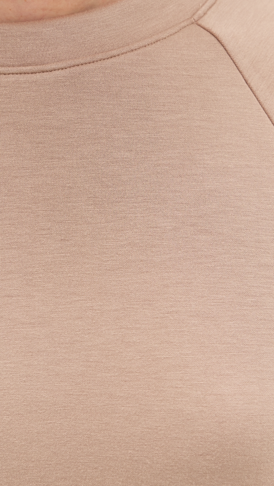 Oversized Raglan Top Tan