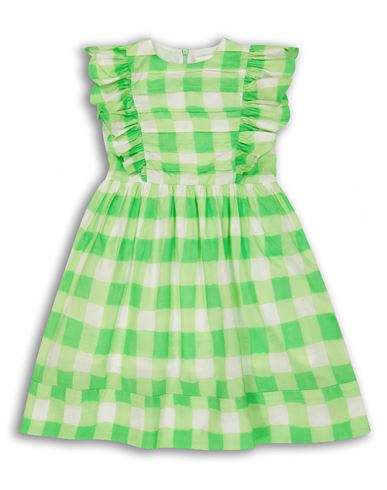Kid Girl Kids' dress Green Size 10 Cotton