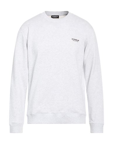 Man Sweatshirt Light grey Size XXL Cotton, Elastane