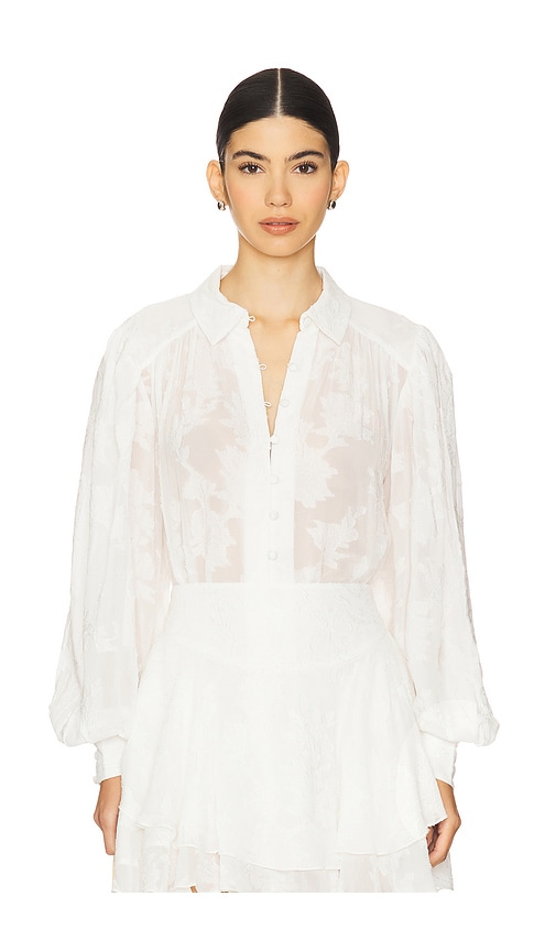 HEMANT AND NANDITA HEMD BOHO in White. Größe XL. Also in L, M