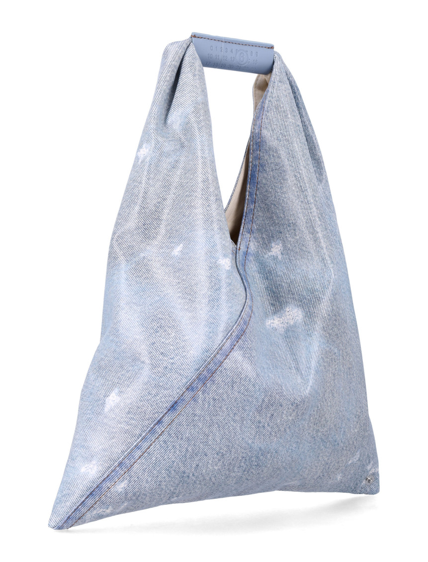 Japanese Bag Classic Small Light Blue Polyester Coating Tote - Women