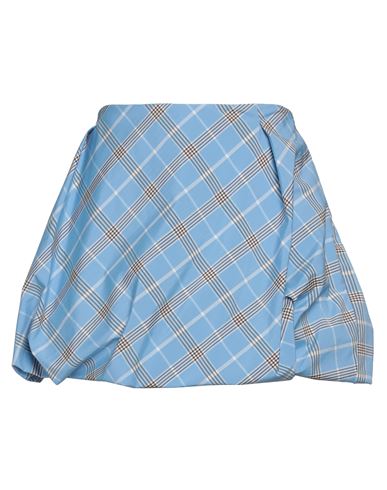 Woman Mini skirt Pastel blue
