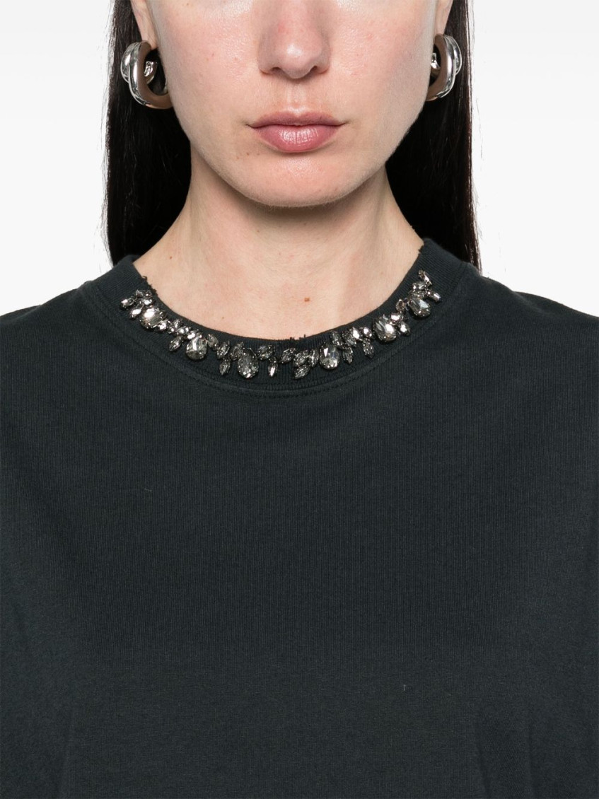 Tshirt Crystal Collar