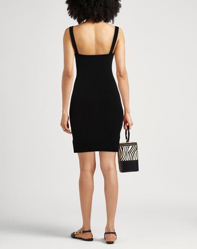 Woman Midi dress Black Size 6 Viscose, Polyester, Polyamide