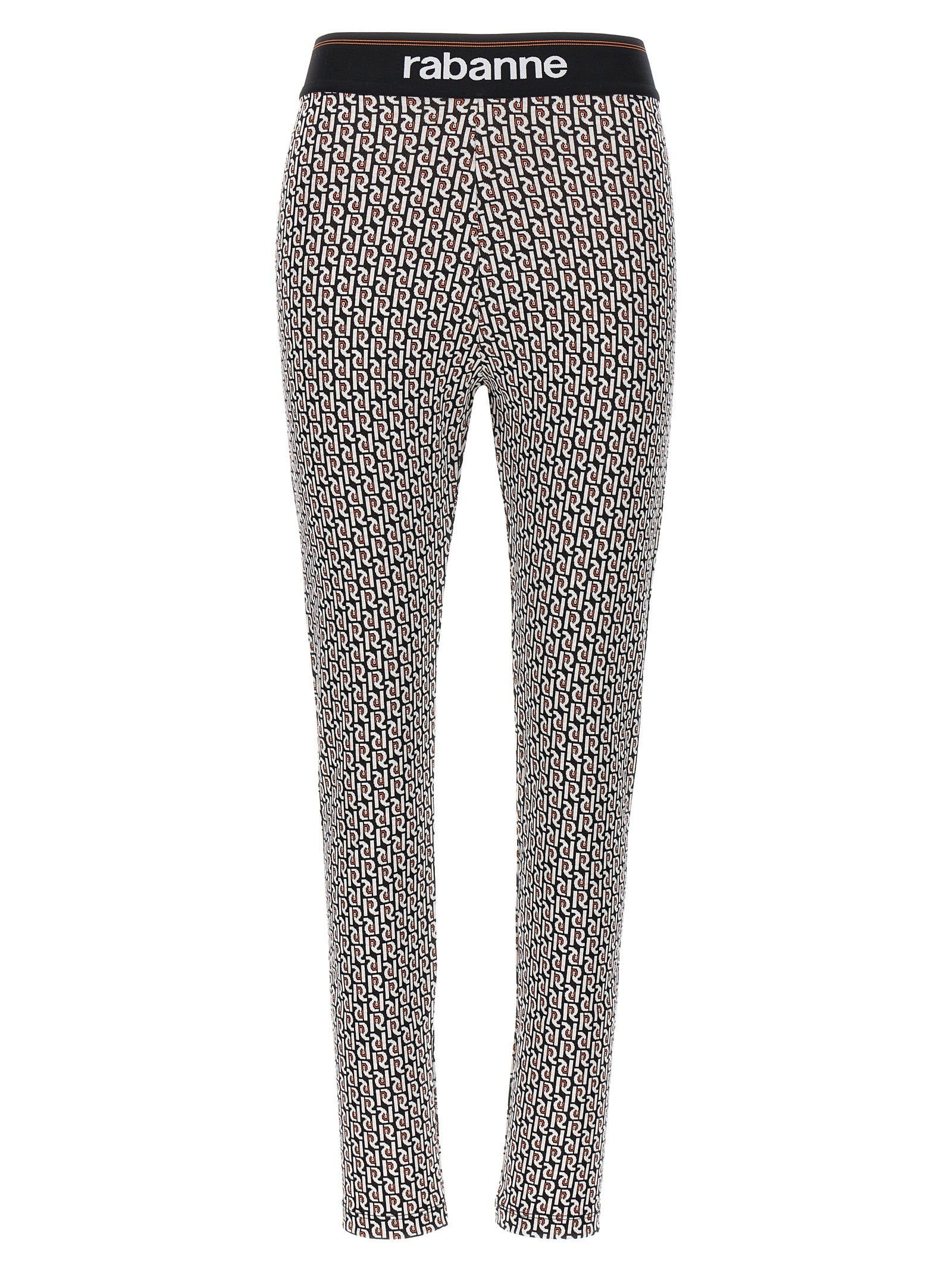 Monogram Viscose Leggings — Multicolor