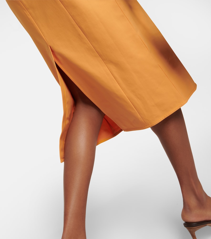 La Robe Bikini cotton-blend midi dress