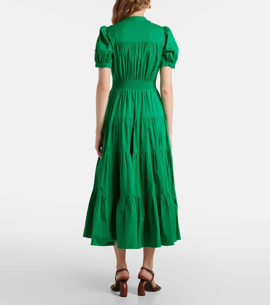 Darby cotton-blend maxi dress