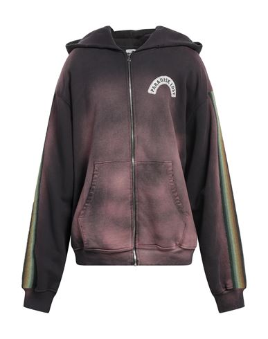 Man Sweatshirt Plum Size M Cotton